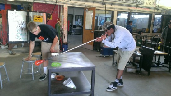 Troy Blowing Glass
